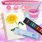 Watercolor Workbook For Adults Watercolor Coloring Books For Adults Beginners   