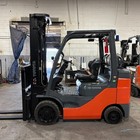2020 Toyota 8fgcu30 6000lb Used Lp Gas Forklift Triple Mast Sideshift 2253 Hours