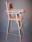 Vintage Wooden Wood Dolls High Chair 27  X 12  X 12  Cass Toys Made In U s a 