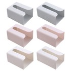 1xtissue Box Cover Adhesive Tissue Box Holder Kitchen Wall Mount Paper Dispenser
