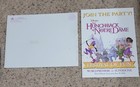 Rare 1996 Disney s The Hunchback Of Notre Dame Premiere Packt   Unsed Ticket