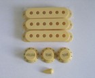 Vintage Cream St Knobs st Pickup Covers And Switch Tip Fits Strat Guitars