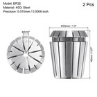 Er32 Spring Collet 3 16  Chuck For Cnc Engraving Machine Lathe Milling Tool 2pcs