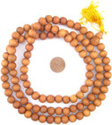 10mm Sandalwood Mala Beads  Fragrant Aromatic Wooden Meditation Beads For Yoga  