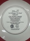 Bradford Exchange Joe Dimaggio The Streak Collectors Plate Coa W-stand   Papers
