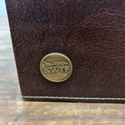 Nwtf Turkey Federation Leather Snap Close Box Storage Organizer Chest Decorative