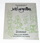 Jon Burgerman Munny Coloring Book  10 New Kidrobot 2008 Free Shipping