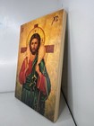 Jesus Christ Icon On Wood     The Good Shepherd 