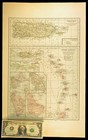 Vintage Puerto Rico Map Of The Caribbean Large Cuba Jamaica Virgin Islands