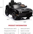 Licensed Dodge Challenger 12v Kids Ride-on Car  Battery Powered Electric Vehicle