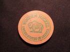 Columbus  Mississippi Wooden Nickel Token - Pick s Truck Stop Wooden Nickel Coin