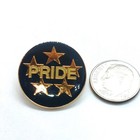 Five Star Pride Emblem Pin Vintage Lapel Brooch Motivation Award Retro