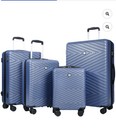 Travelhouse 4 Piece Hardshell Luggage Set Hardside Lightweight Suitcases Tsa
