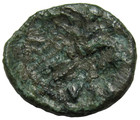 Celtic Britain  Catuvellauni  Ae Unit  C  25 Bc-10 Ad  Celtic Dog Reverse  