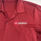 Coca Cola Energy Reyes Bottling Red Short Sleeve Collared Polo Uniform Men s Xl