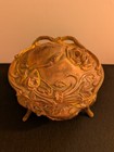 Antique 6-inch Art Nouveau Jewelry Trinket Box Casket Gold  Victorian Era