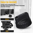 73185 Replacement Part New Drain Cap Wet dry Vacs Shop Vacuums  Black
