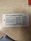 Dritz Vintage Sewing Machine Needles Size 100 16 