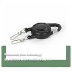 1 Retractable Badge Reel Id Card Holder With Clip Lany Key Ring Heavy Duty Metal