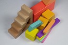 Lovevery Mixed Lot Of Wooden Stacking Shapes  Blocks  Stairs Montessori Learning