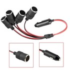 Cigarette Lighter Splitter High Power 4 Socket Charger For Cars Rvs
