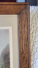 1917 Bank Premium Framed Print In Beautiful Tiger Oak Frame - 10 5 X 22 