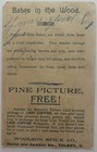 Antique Girls In The Woods Trade Card Lion Coffee Woolson Spice Co  Toledo Oh
