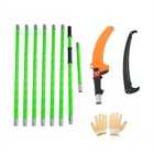 Tree Pruner Pole Saw For Garden Trimming  7-27ft Manual Extendable Tree Trimmer