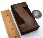 Vintage Letterpress Wood Type Large 4  Uc Z  Beautiful Old Letter 