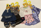 Build A Bear Girl Clothes 17 Pc Lot W 5 Hangers Euc