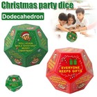 Christmas Gift Exchange Dic    12-sided Santa Swap Game Dice For Holiday Party Us