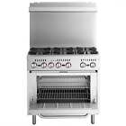 Natural Gas 6 Burner 36  Range With Standard Oven - 210 000 Btu