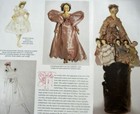 Antique Queen Victoria Peg Wooden Dollhouse Dolls -15p History Article   Pics