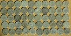 90  Silver Barber Dimes 1892 - 1916 50 Coins 1 Roll Lot  5 Face Value Ave Circ