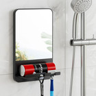 Taili Shower Mirror Fogless For Shaving With Razor Holder  Fog Free Mirror Showe