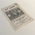 Antique 1912 Vesta Ford Model T Lighting System Sales Brochure Chicago Diagram