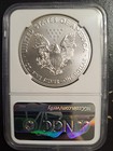 2019 American Silver Eagle Ngc Ms70 Early Releases Ronald Reagan Signed 