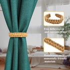Curtain Tiebacks Curtain Ties Braided Curtain Tie Backs Handmade 2 Brown