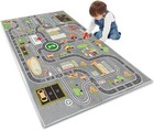 Kids Rug Play Mat Great For Playing With Cars And Toys educational Kid Road A   