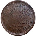  1863  Troy Oh-880-c-3a  r-3  S E Hustler Civil War Merchant Token