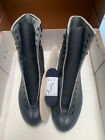 Nos Riedell Boots Black Textured 110 B Roller Skate Boot Size 8
