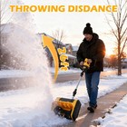 24v Battery 12  Cordless Snow Shovel Electric Snow Blower snow Thrower 20000 Rpm