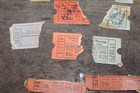 Vintage 1960 Knoxville Tennessee Theatre Movie Ticket Stub Lot