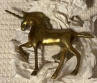 Vintage 1986  Action Ind  7  Solid Brass Unicorn Mythical Horse Statue Figurine