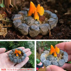Resin Campfire Miniature Fairy Garden Statue Resin Mini Figurine Gifts