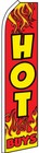 Hot Buys Flutter Flag Tall Curved Advertising Sale Sign Feather Swooper Banner