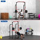Power Cage Squat Rack Multi-functional Power Rack With J-hooks Dip Handles