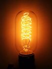Simple Vintage T45 Radio Edison Light Bulb E26 60w 120v Clear Spiral Filament