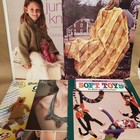 Lot Of 36 Vintage Knitting Patterns Books   Magazines - Vogue Cast-on Interweave