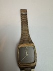 Vintage Mens Q Timex Watch Gold Tone 80s